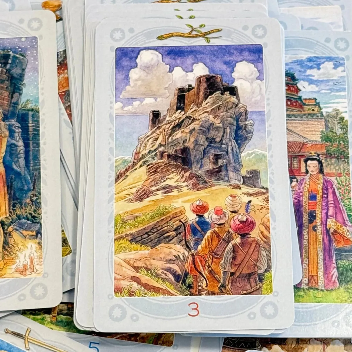 Russian Version Таро священных мест A 78 Tarot Card Party Prophecy Divination Board Game