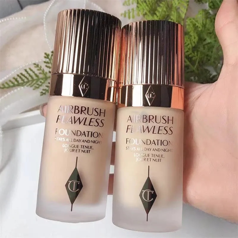 Charlotte Tilbury Concealer Foundation Contour Liquid Smooth Enhances Facial Contours Plump Makeup Long-lasting Makeup With Box