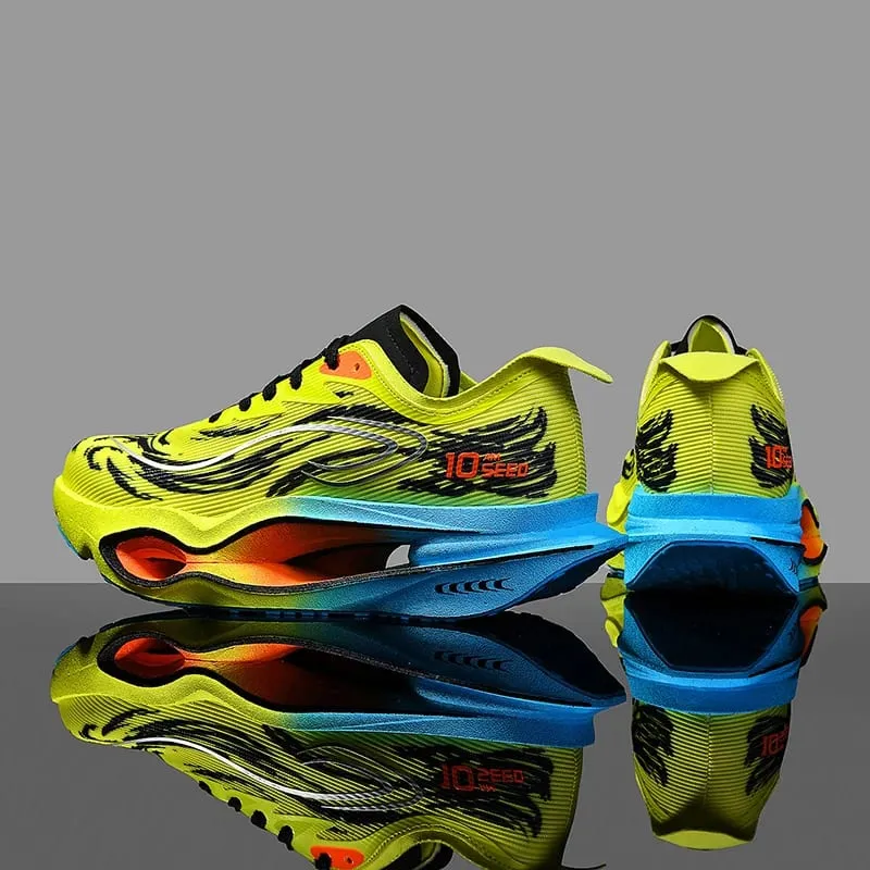 Comfortable Marathon Men Running Shoes Carbon Board Speciality Sports Breathable Lightweight Women's Athletic Sneakers Autumn