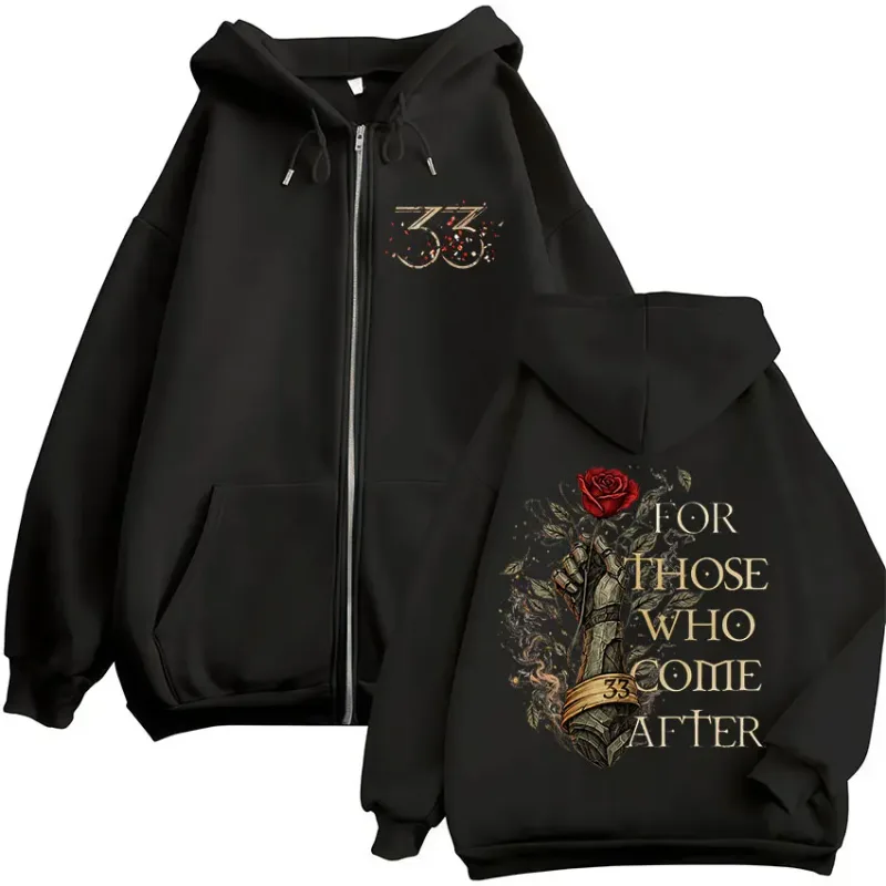 Game Clair Obscur Expedition 33 for Those Who Come After Zipper Hoodies Men's Women Clothing Fashion Zip Up Sweatshirts Jackets