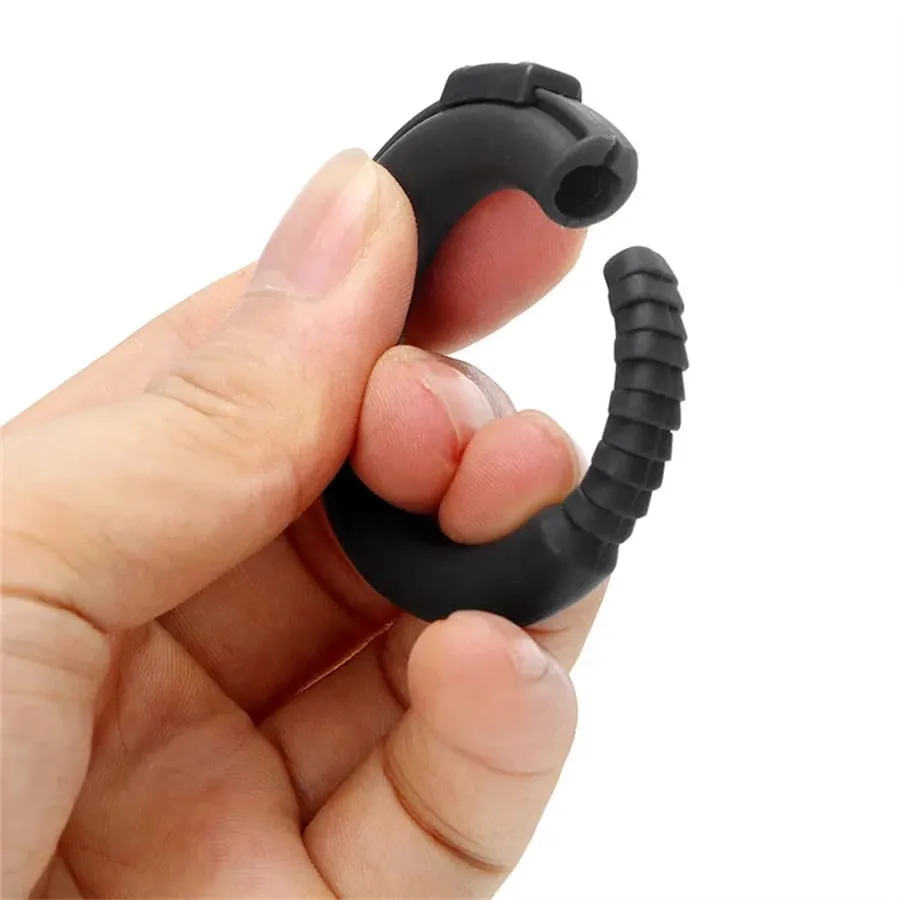 22-32mm Foreskin Corrector Adjustable Silicone Penis Rings Lock Semen Cock Ring Delay Ejaculation Sex Toys For Men Cockrings — image 4