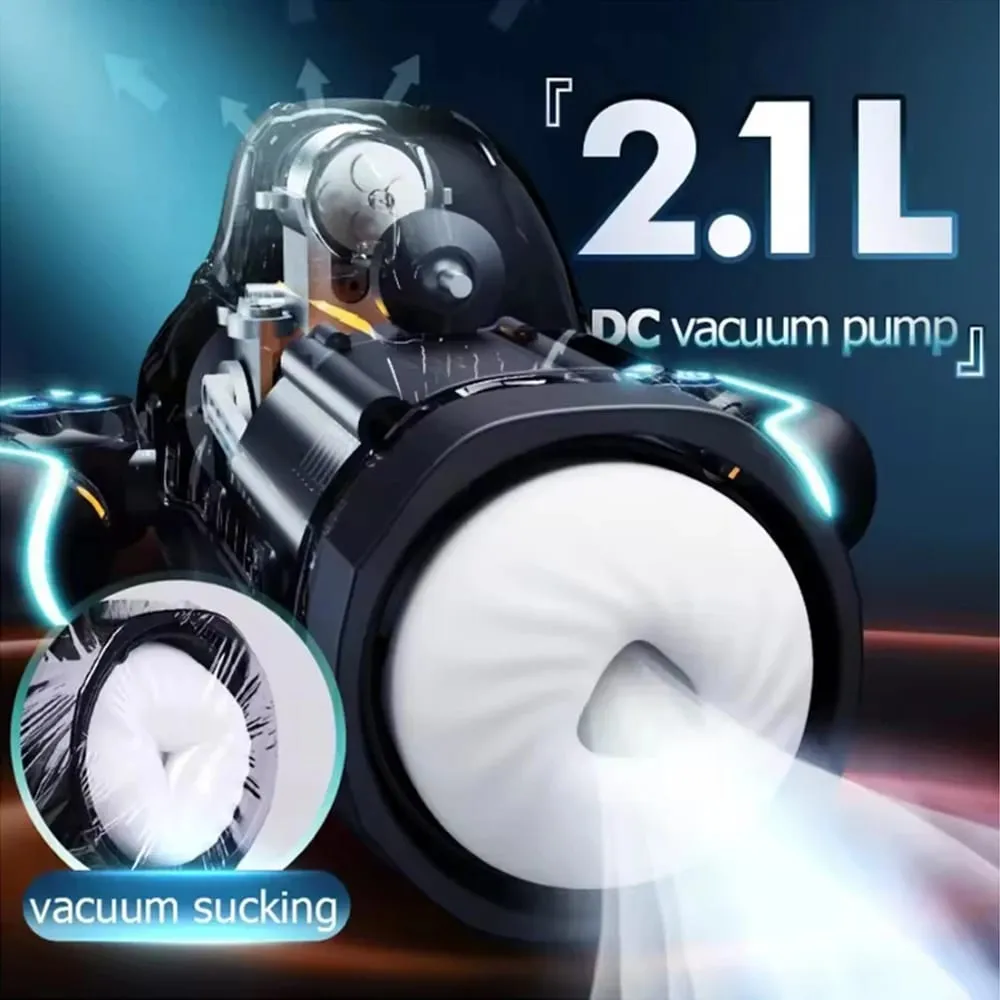 Bermuda Masturbator Güçlü Vakum Emme Oral Seks Yüksek Hızlı Piston Teleskopik Erkek Mastürbasyon Kupası Seks Oyuncakları Erkekler için