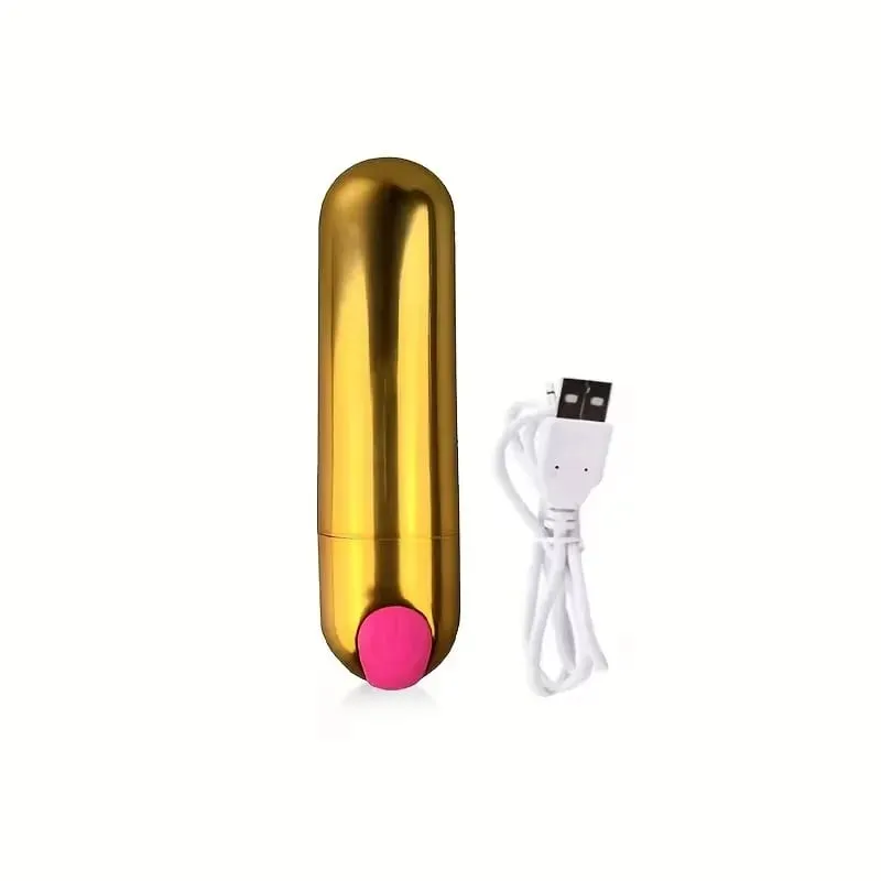 Powerful USB Charge Bullet Vibrator Clitoris Stimulator G-Spot Vagina Massage Adult Erotic Sex Toys For Woman Female Masturbator
