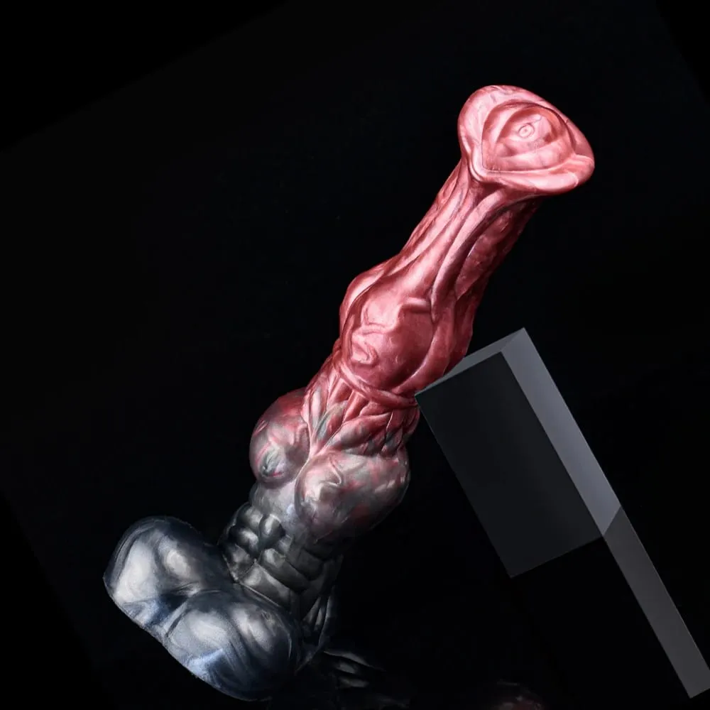 Silikonový koňský dildo anální kolík s velkým uzlem Vaginální stimulátor bodu G s přísavkou Sexuální hračka pro dospělé pro ženy Muži