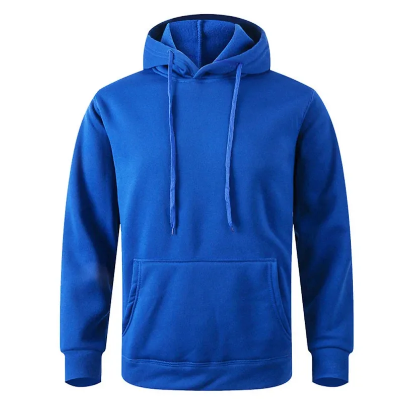 Men's Soft Loose - Fit Fleece Pullover Hooded Sweatshirt With Pockets For Cold Days