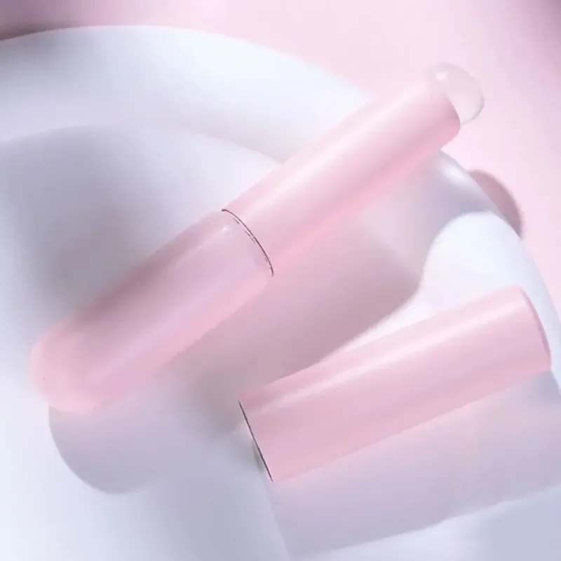 Reusable Lip Brushes Multifunction Round Head Silicone Lipstick Brush Applicator Elastic Lip Gloss Makeup Brushes Woman