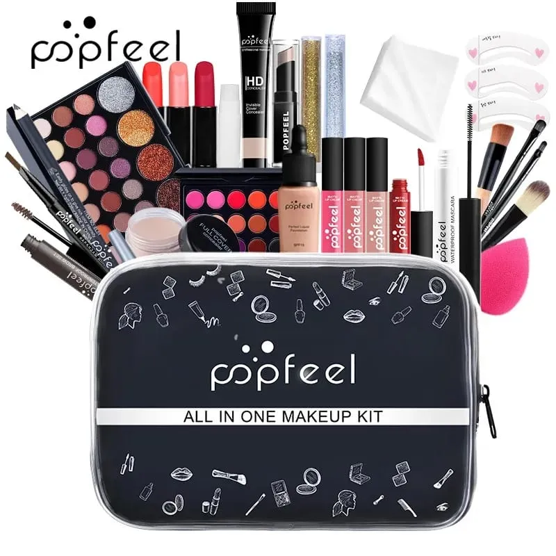 All In One Makeup Kit for Women Full Kit Set All in One Makeup Sets Include Eyebrow Eyeliner Eyeshadow