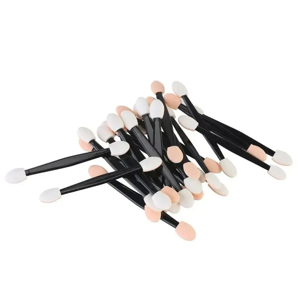 Double Sided Eyeshadow Applicators In Bulk Sponge Eye Shadow Brushes Disposable Mini Makeup Brushes Wholesale Cosmetic Tools