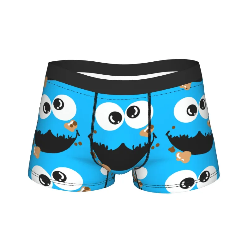 S-Sesames Streets Tango Elmo & Grover Pakaian Dalam Pria Celana Pendek Celana Lucu Boxershorts Bea Cukai Kualitas Kebesaran Celana Dalam