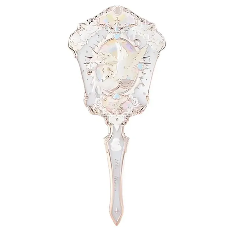 Flower Knows Handheld Makeup Mirror Air Cushion Comb All Series Relief Pattern Limited Color Makeup Tool Kit