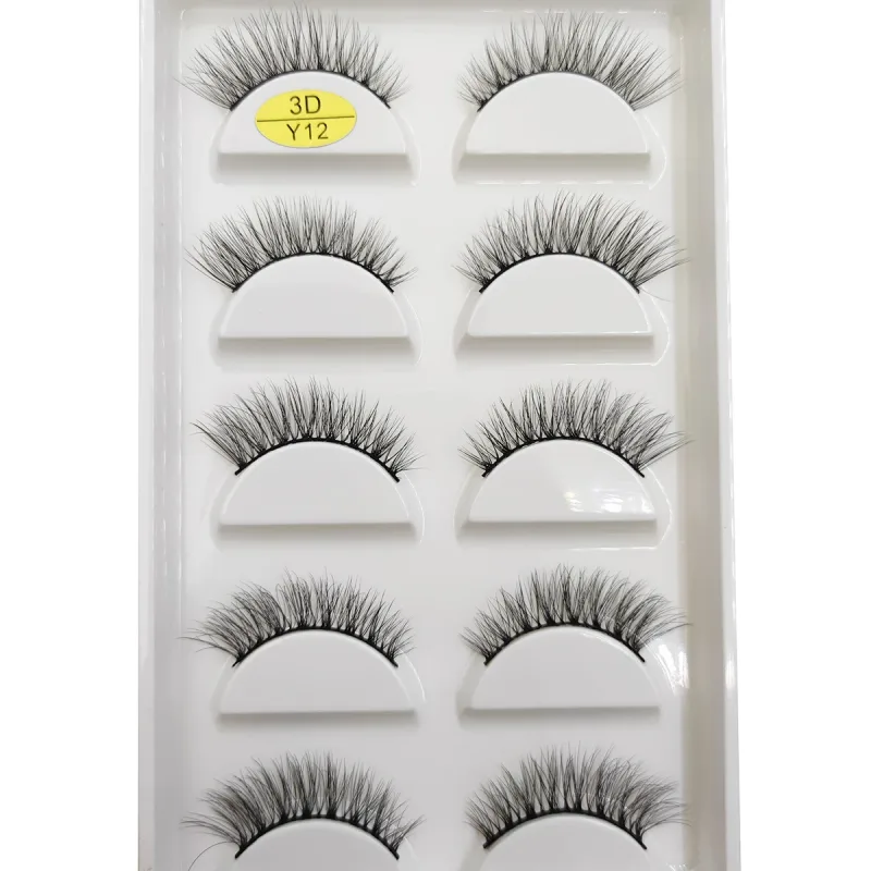 Natural 3D Mink False Eyelashes Soft Wispy Fluffy Eye Faux Lashes Make Up Eyelash Beauty Cat Cilios 5 Pairs 15 Styles