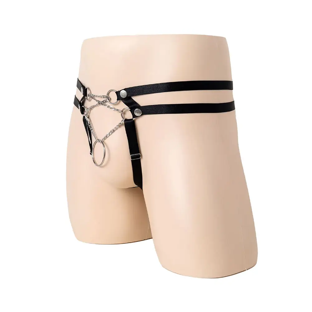 Masculino sexy cockring g-strings sexy toy masculino o-ring roupa interior para homem quente cintura baixa jockstrap lingerie gay sissy bolsa cuecas — image 4