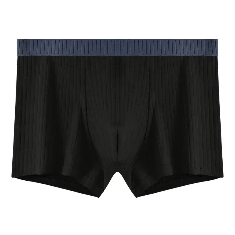 7Pcs/Lot Men's Cotton Underwear Boxer Shorts Pure Cotton Breathable Mid-waist High Elasticity Men's Sexy Soft Men's Shorts L-4XL — image 19