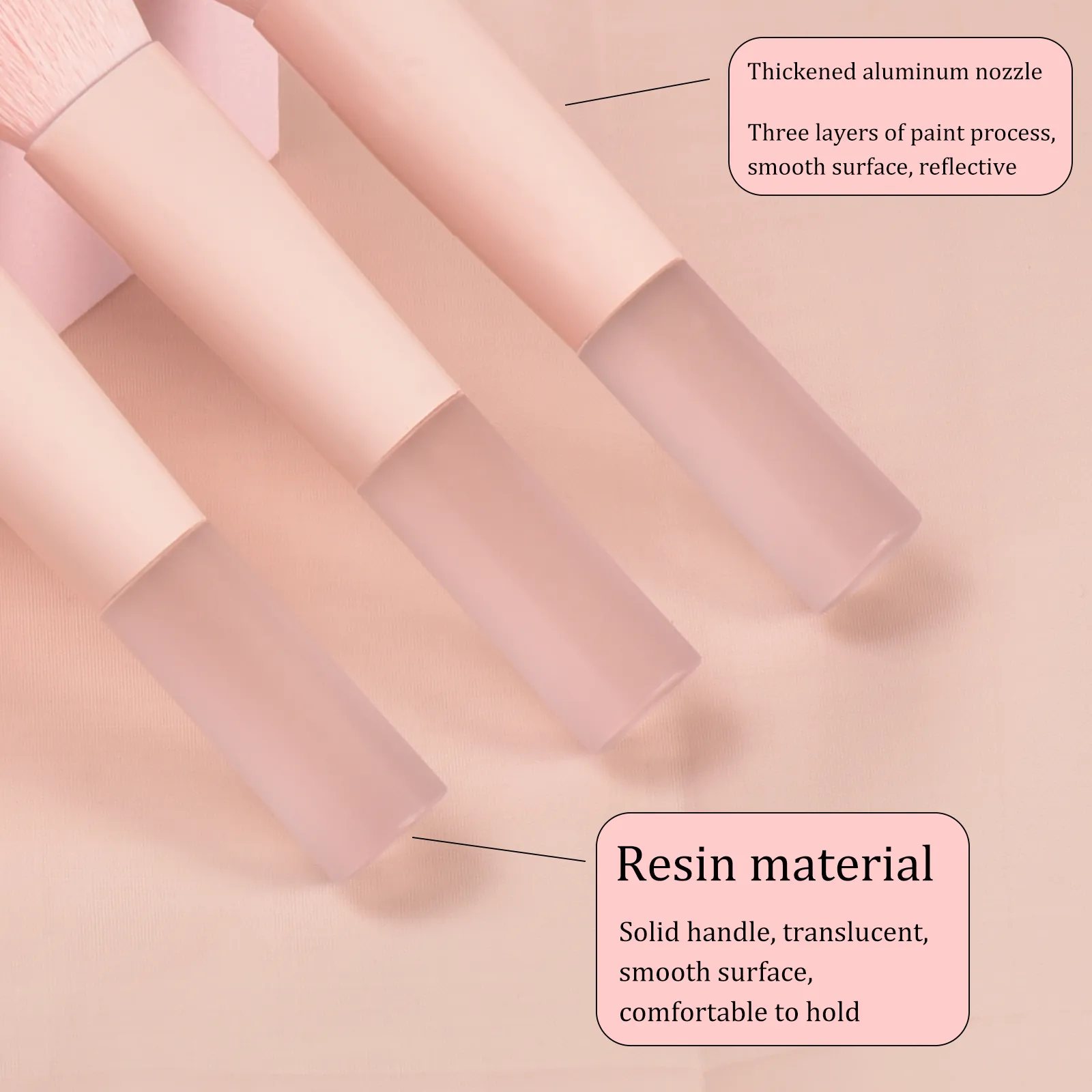 10 pink mini makeup brushes with storage bag foundation contouring brush eyeshadow brow brush - Makeup puff portable makeup