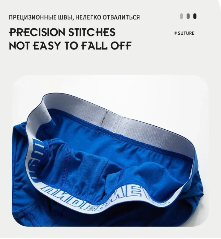 1 st/nya herrtrosor Sexiga underkläder Herrbyxor Herr Jockstrap Byxa Bekväma Slipkalsonger Andas Herrbyxor i bomull — image 24