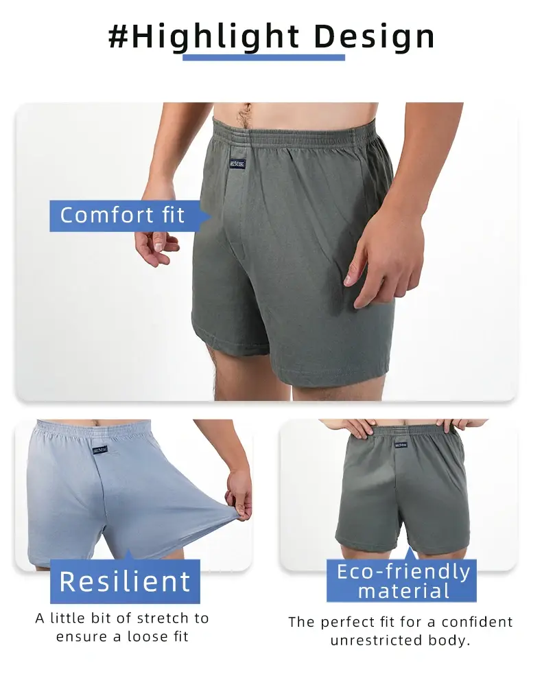 1PC duże kalesony jednolite spodnie od piżamy w domu Plus Size bokserki krótkie dla mężczyzn wysokiej talii spodnie Allo bawełniane spodnie spodnie do spania