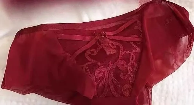 Red Lingerie Set for Wedding Bride Push-Up Bra To Make Small Breasts Look Larger Side Support Dragon Zodiac Year Bra Set — image 10