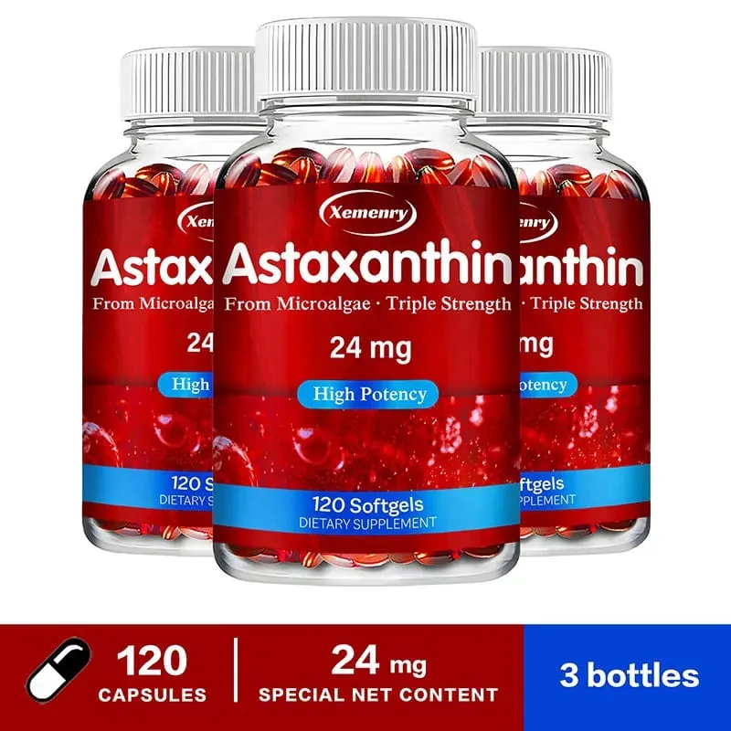 Astaxanthin 24mg - Promotes Cardiovascular Health & Accelerates Metabolism Supporting Eye Joint & Skin Health — image 8