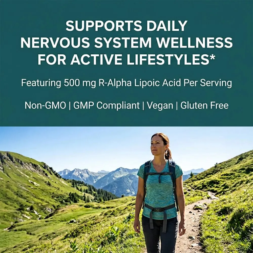 Neuropathie Capsules Kruidenmengsel Antioxidant Ondersteuning Dagelijks Zenuwwelzijn Lichaamsmetabolisme Cellulair Vitaliteit en stemming Kalm
