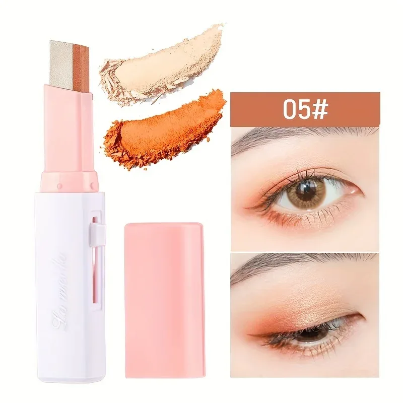 2 In 1 Pearly Highlighter Eyeshadow Stick Makeup Waterproof Long Lasting Glitter Eyeshadow Eyeliner Stick Eyes Makeup Cosmetics — image 11