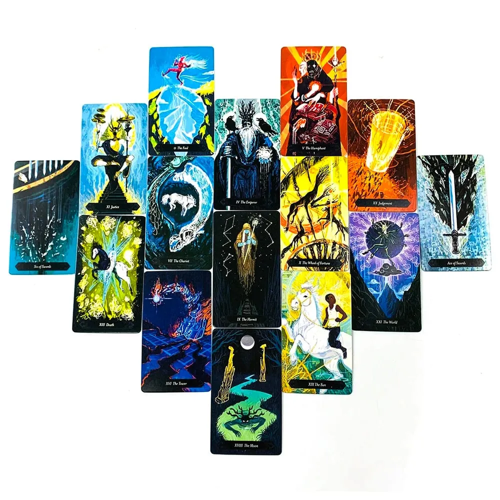 The LUBANKO Tarot Deck Mystical Artwork Durable & Portable Meditation & Party Games Perfect For Spiritual Guidance & Collector