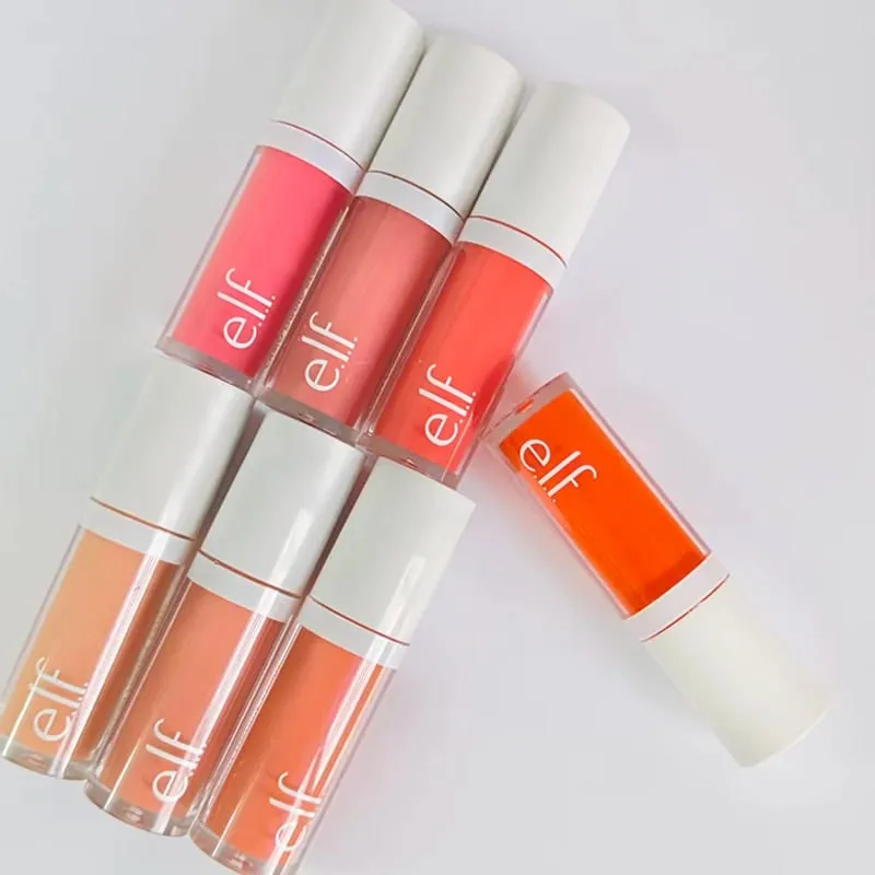 Elf Water Sensitive and Lightweight Texture Liquid Blush Moisturizing Pre Makeup Glimmer Cream Blusher Putty Blush Products — image 5