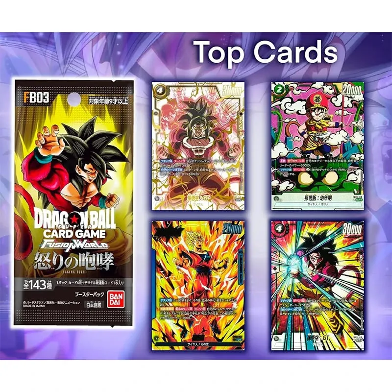 FB01-06 Booster Packs SUPER CARD GAME Fusion World TCG Collection Card Child Toy