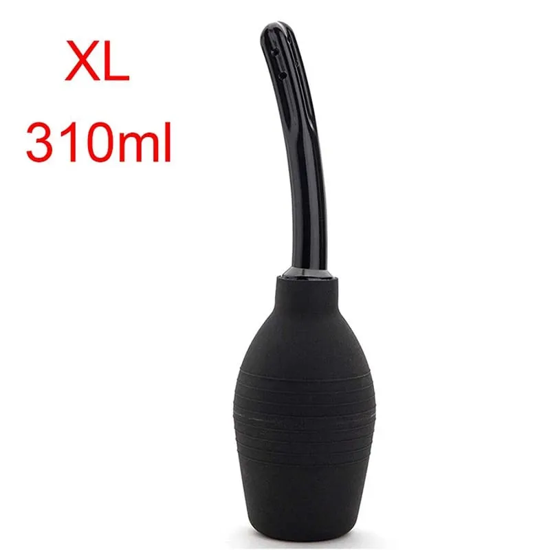 Enema Cleaning Container Vagina Anal Cleaner Douche Bulb Design Medical Rubber Health Hygiene Tool Sex Toys For Woman/Man
