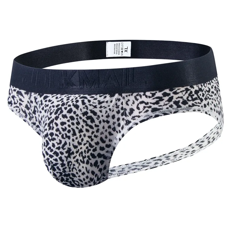 Leopard Print Jockstrap Seluar Dalam Seksi Lelaki Bikini Seluar Dalam Slip Hombre Calzoncillos Hombre Kinckers Seluar Lelaki Cuecas Gay