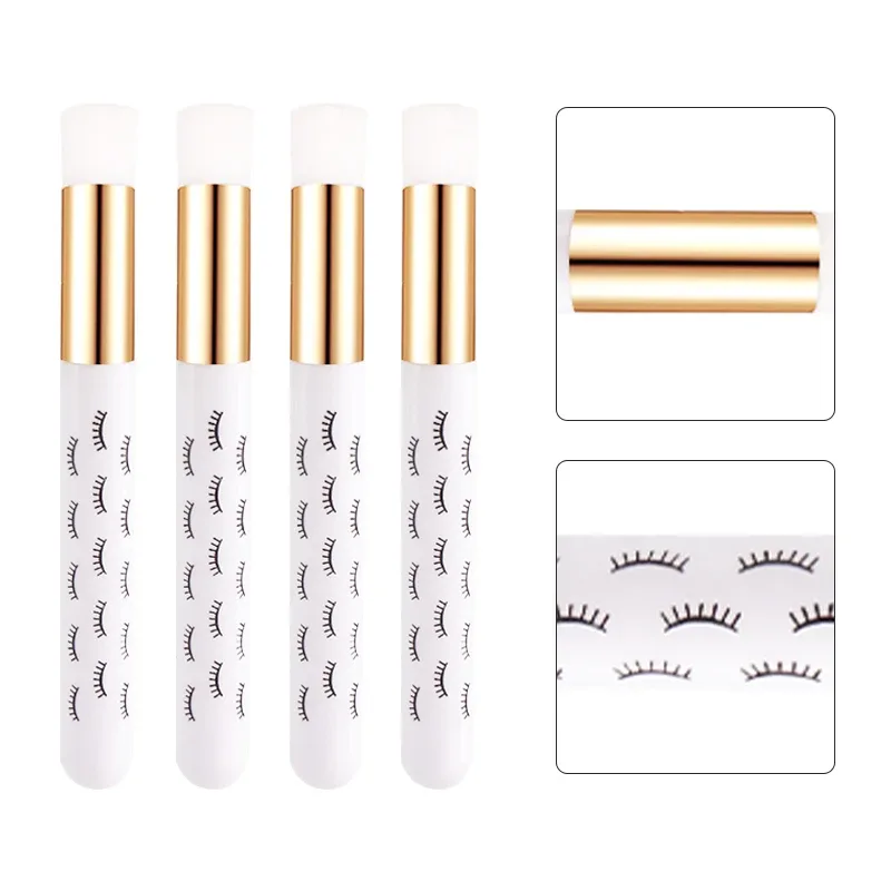 5pcs Eyelash Clean Brush Lash Shampoo Comb Hollow Eyelash Extensions Brush Peel Off Nose Pore Blackhead Remover Makeup Brushes