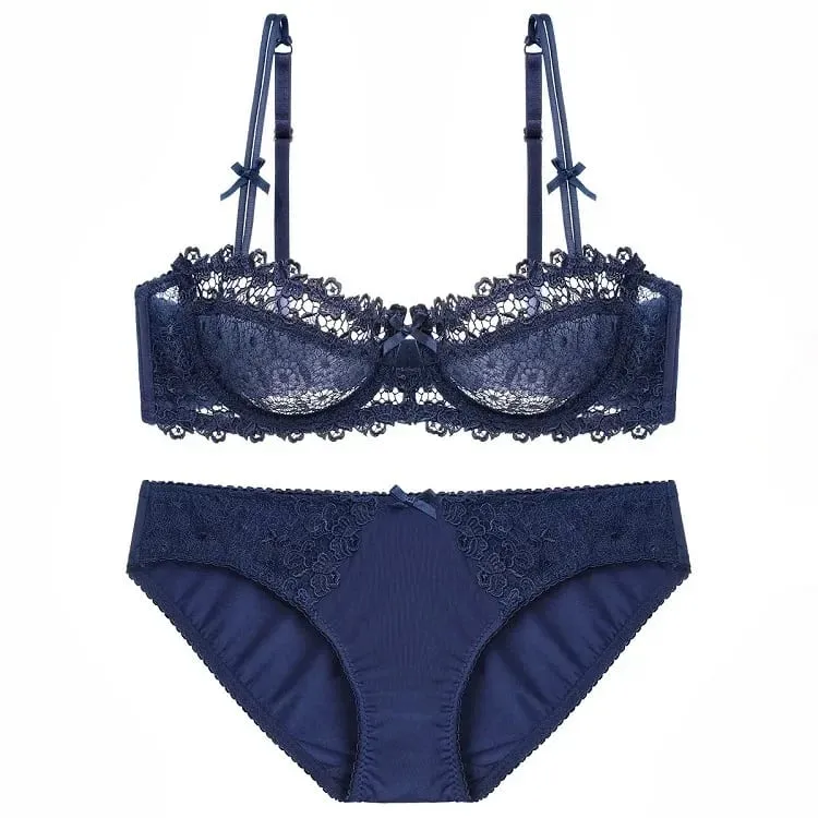 Amazon New Sexyredlace Bra Suit Summer Slimming Bras Thin Gathered Style Lingerie Other Materials Versatile Color Options — image 5