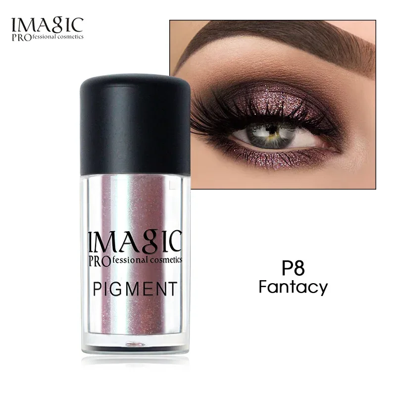 New Arrival Glitter Eyeshadow Metallic Loose Powder Waterproof Shimmer Pigments Colors Eye Shadow Makeup Cosmetics