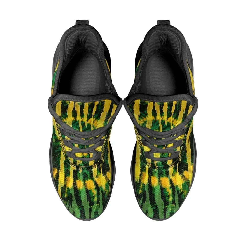Trendy Leopard Print Men's Running Shoes Fashion Sneakers for Mens Slip-On Non Slip Men’s Blade Sneakers