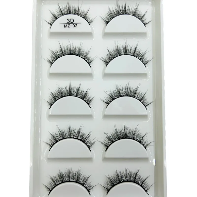 New 28 Style 5 Pairs Natural Mink False Eyelashes Makeup Eyelash Extension Fake Eye Lashes Faux Cils Make Up Beauty Cilios — image 8