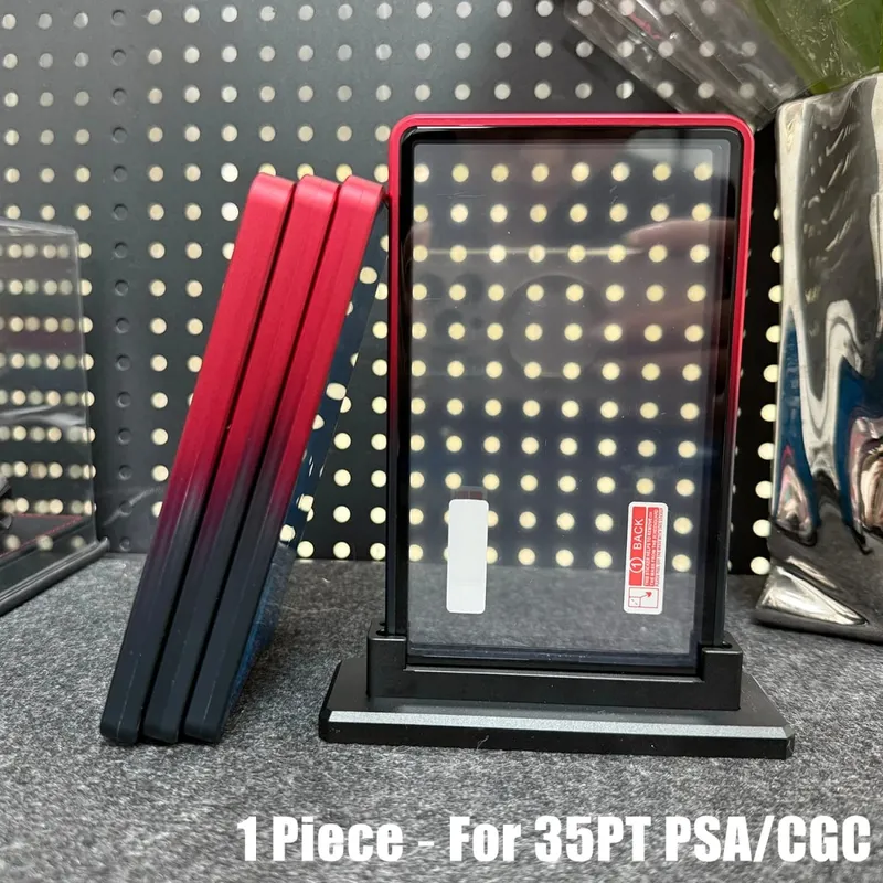 Multicolor Gradient Color Aluminum Alloy Trading Card Protect Holder Metal Case For 35PT PSA CGC Graded Card