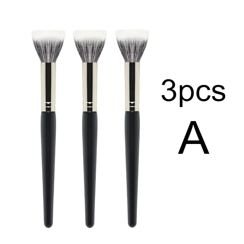 Stippling Highlight Makeup Brushes Blush Goat Hair Multifunctional Beauty Foundation Make Up Brush Tools