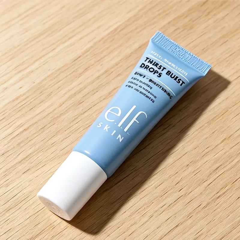 Elf Thirst Burst Drops Brightening Moisture Gel Essence Hydrating Pre-Makeup Primer Nourishes Dry Skin for Smooth Base Makeup