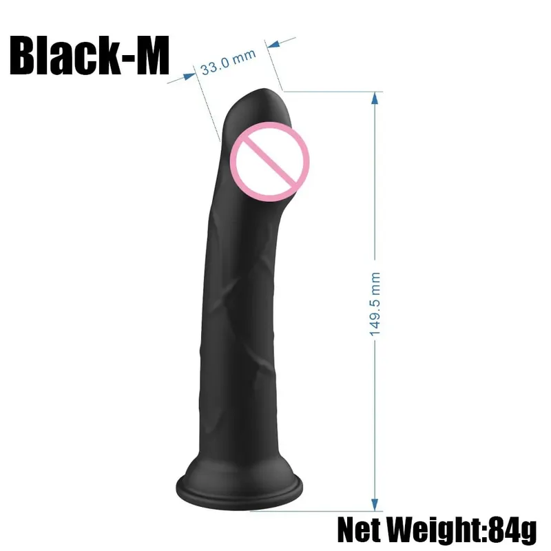 Güçlü Vantuz Tabanı ile Gerçekçi Mor Anal Yapay Penis Butt Plug Jöle Seks Oyuncak Eller Serbest Anal için Çoklu Boyutlarda Oynamak için — image 5
