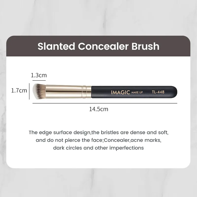 Concealer Brush Soft Synthetic Hair Foundation Blending Brushes Contour Skin Care Professional Cosmetics Beauty Tools