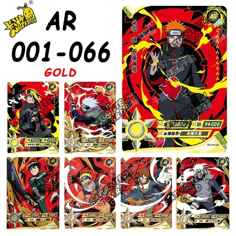 Naruto Card Set Full Series SE BP NR CR PR GP CP SP MR PR SLR OR AR UR ZR Cards Sasuke Anime Collection Card Toy Gift