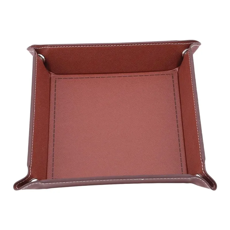 Game Dice Tray Solid Color Dice Box Games Dice Storage Portable Folding Dice Storage Rolling Tray For Use