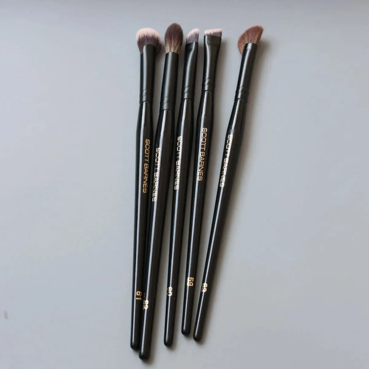 Luxury Black Makeup Brushes Set from SCOTT Super-soft Synthetic Hair Face Powder Blush Eye Shadow Blending Cosmetic Brush Tools