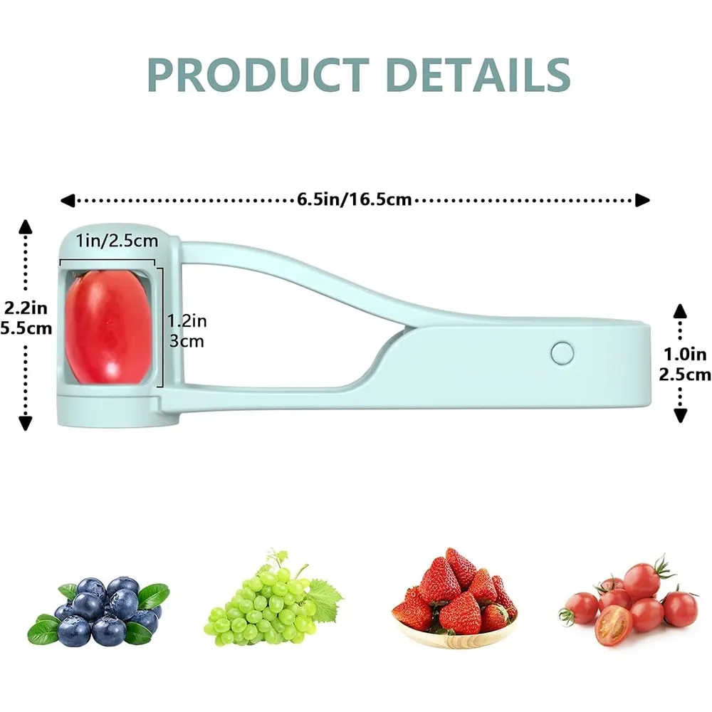 Grape Cutter Grape Slicer for Toddlers One Second Grape Cherry Tomato Strawberry Cutter Quarter Slicer Kitchen Gadget
