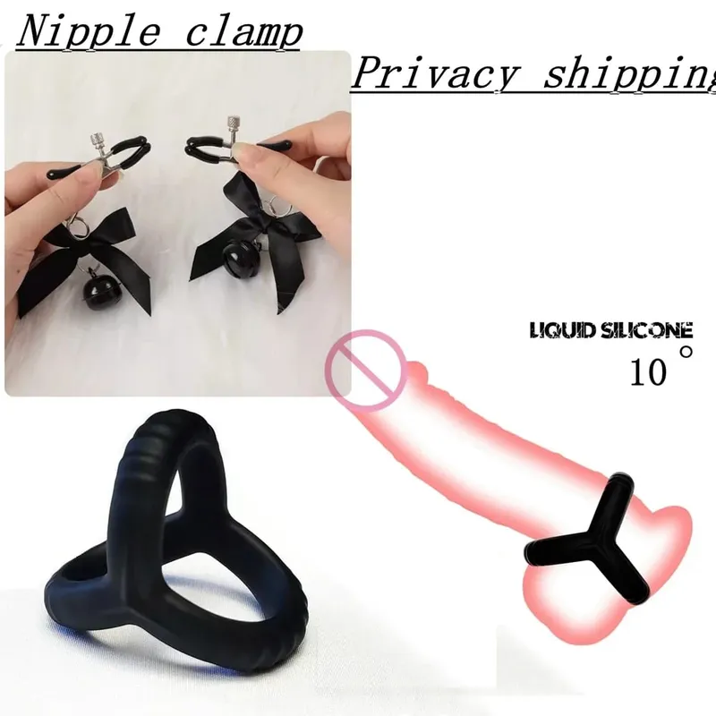 Black Silicone Cock Ring Delay Ejaculation Semen Lock Ring Reusable Cockring Men Penis Ring Sex Toys for Couples Sex shop