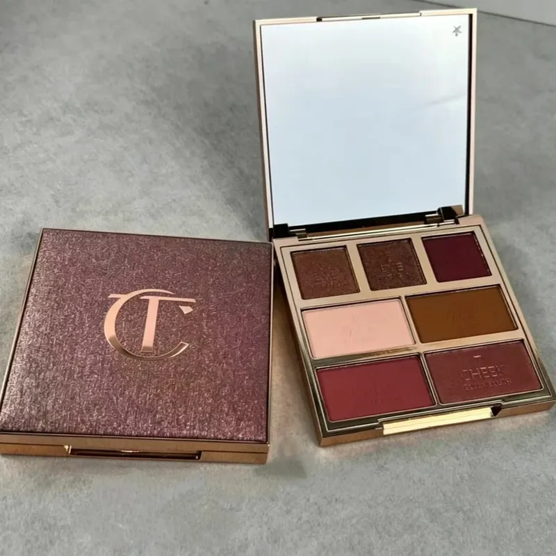 Charlotte Tilbury Airbrush Powder Blurring Poreless&Highlighter Illuminating Luminous Long Lasting Soft Focus Glow Makeup Gifts