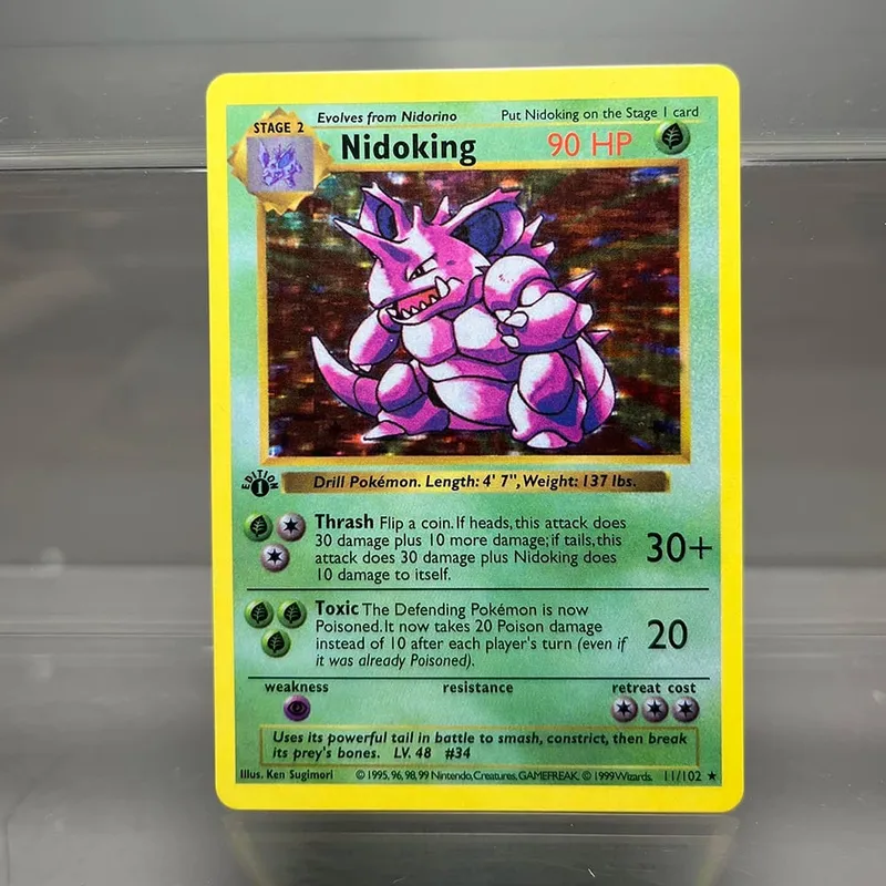 PKM Cards 1st Edition Charizard Blastoise Dragonite 1996 Base Set Single Foil Cards Game Collection Cards PTCG Proxy Cards — image 13
