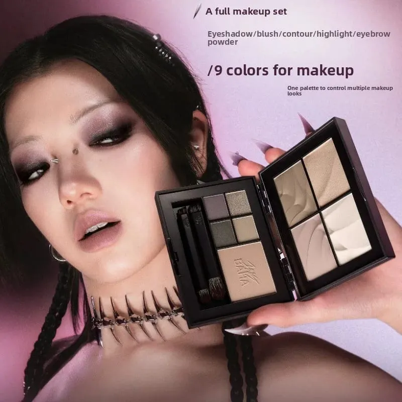 Full Face Makeup Set Lip Gloss Lip Mud All-in-One Palette Dual-Use Blush & Pendant Beauty Collection 4pcs Make Up Kits — image 6