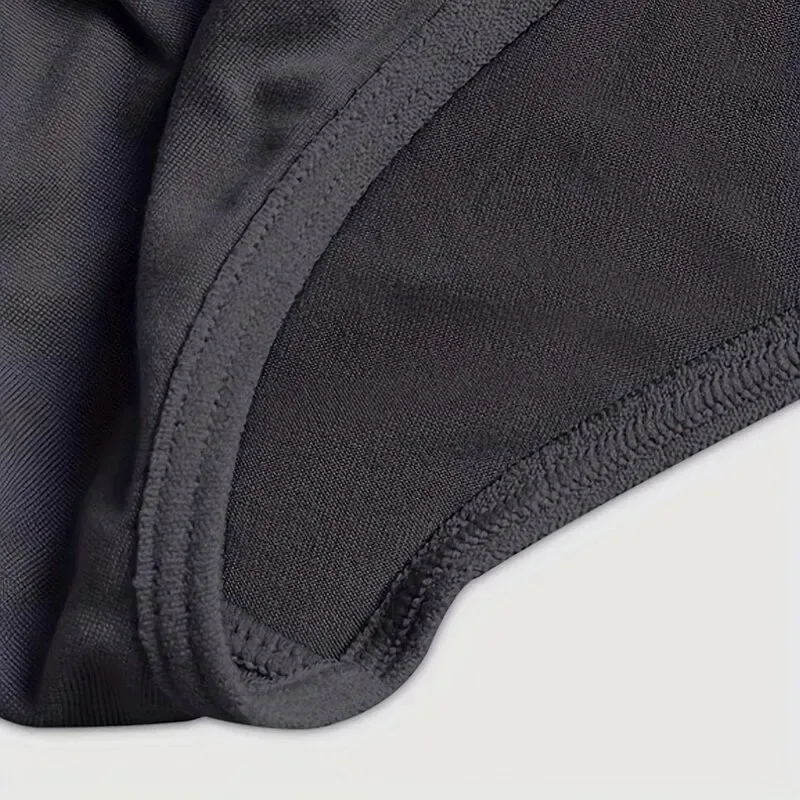 5Pcs Men's Underwear Summer Men Briefs Male Large Size Boy Comfortable Solid Underpants Fungi-Proofing Men Panties — image 5