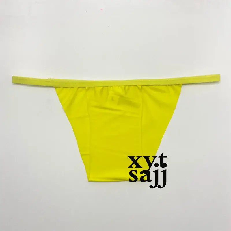 Quần lót tam giác Unisex cạp thấp Một mảnh đúc màu trơn Thiết kế không co giãn Không bó sát Thoải mái Quần lót ngắn gọn gợi cảm