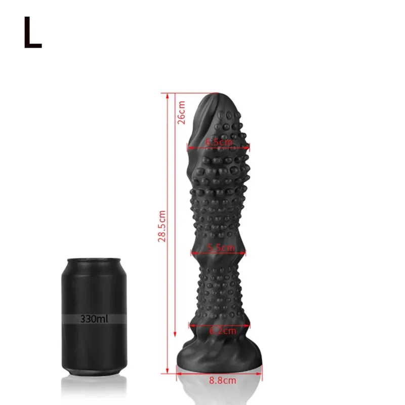 Wolf Tooth Stick Huge Long Anal Plug Big Dildo Butt Plug Anus Expansion Stimulator Prostate Massage Anal Sex Toys for Woman Men